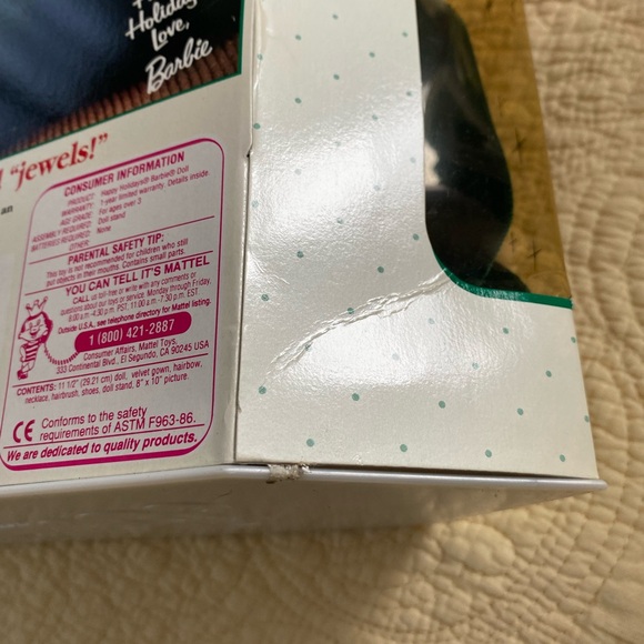 1991 Happy Holidays Special Edition Barbie Doll - Picture 6 of 7